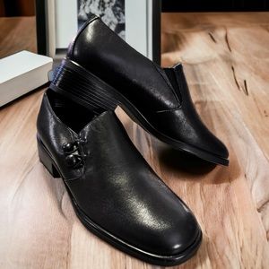 Croft And barrow  Black Leather Women’s Shoes 6.5 M Katie